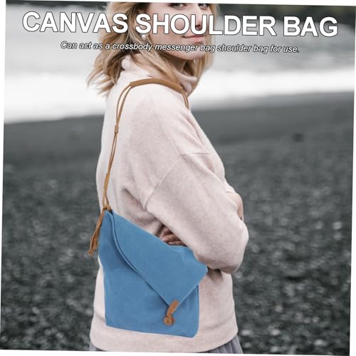 Sac en toile multifonction bleu vintage pour simplifier vos déplacements urbains - 2