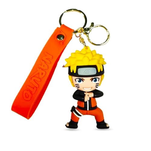 Image of Wanna Party Naruto Theme Keychain for Boys, Anime Return Gift Favors, Cute Backpack Key Chain Accessories Wristlet Chain Charms