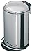 Produktbild Hailo TOPdesign M (0514-240) Mülleimer aus Edelstahl, 13 Liter, breite Metall-Fußreling, Müllbeutel-Klemmring, Metall-Tragegriff