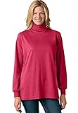 Women's Plus Size Perfect Cotton Turtleneck