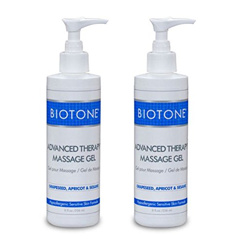 Biotone Advanced Therapy Massage Gel, 8 Ounce - 2 Pack