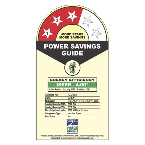 Image of Daikin 2.02 Ton 3 Star Inverter Split AC (Copper, PM 2.5 Filter, 2020 Model, FTLKL71TV, White)