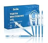 AZ Smile Teeth Whitening Gel Refill, 6 No-Sensitive Pap Teeth Whitening Syringes,Peroxide-Free Teeth...