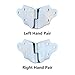 Corner Stake Rack Connector Set, 8 Pc. / 4 Corners