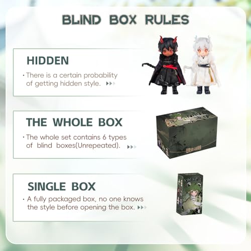 Study Tour Series Blindbox, 1/12 BJD Doll, OB11 Size Action Figures, Movable Dolls with Doll Clothes, Surprise Gift Toy (Single Box)