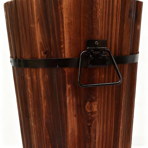 Paragüero Interior - Soporte Grande De Madera, Contenedor De Almacenamiento Moderno | Organizador Multifuncional Para Bastón, Diseño Elegante Y Duradero Que Mejora La Entrada, Pasillo, Patio, Hogar, O - imagen 7