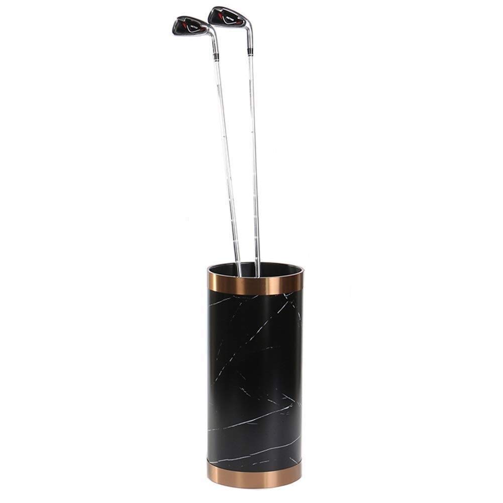 Seau de rangement pour parapluie en marbre rond pour garder un couloir propre