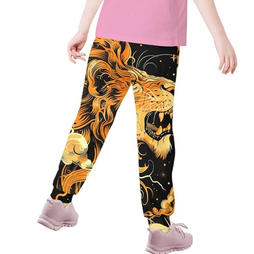 Sweatpants for Boys Fall Elastic Waist Baggy Pants with Pockets Casual Bundle Foot Spring Jogger Trousers 6