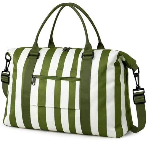 Image of TOPBAG Travel Duffle Bag, Waterproof Weekender Carry On Tote Bags for Women, Sport Gym Bag for Men, Hospital Bag for Labor and Delivery, Overnight Luggage Bag with Trolley Sleeve