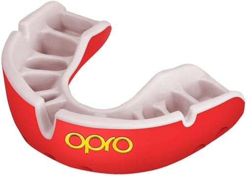 Vista 27 de OPRO Gold Level Mouth Guard - Moldable Mouthguard with Premium Comfort Fit, and Multi-Layer Protection for Boxing, MMA, Rugby, Hockey, and Football