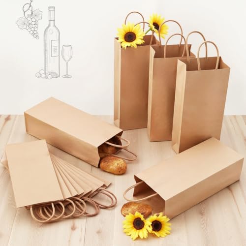 Kraft Paper Wine Gift Bags