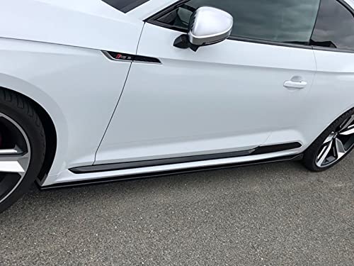Jupes latérales Audi A5 B9 noir brillant pour look sportif S-Line 2016-2020