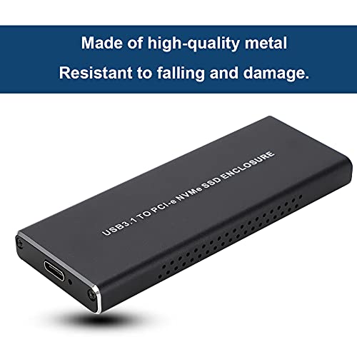 Caja Externa Metal M.2 NVME a USB 3.1 para SSD miniatura 5
