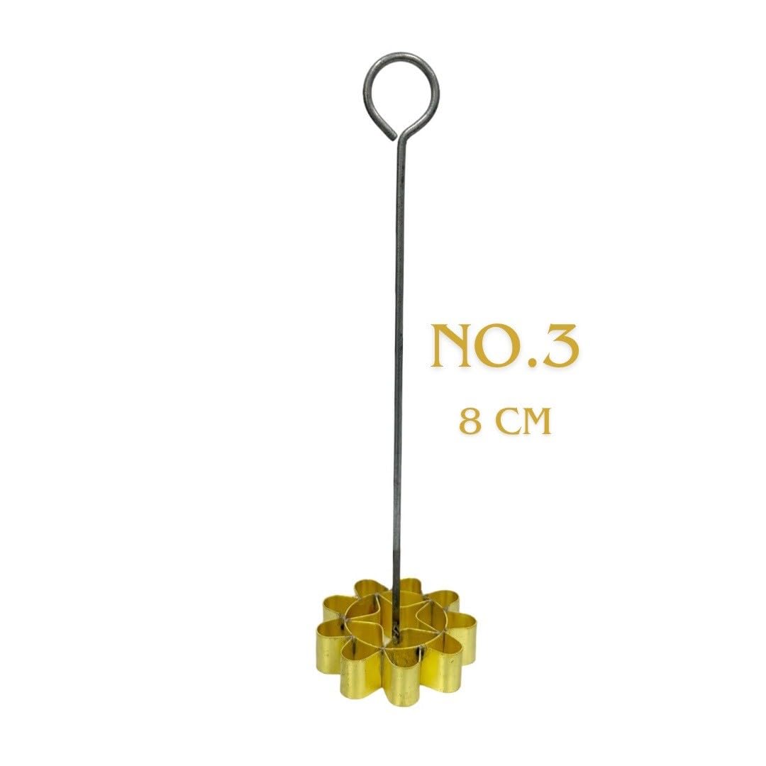 Amazon.com: Thai Fried flower cake Dessert Dok Jok Brass Mold