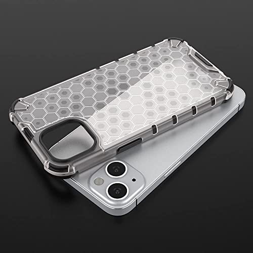 Image of Prime Retail Hard PC Back Case Cover for iPhone 13 Anti Slip Ultra Thin Shockproof Reinforced Corners (Transparent)