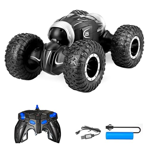 Image of Remote Control Car for Kids with Light & Music | Sports Flashing Lights Twist Off Road Stunt Truck | Twisting & Climbing RC Toy for Boys & Girls(Big CAR with LIGHTAND Music)