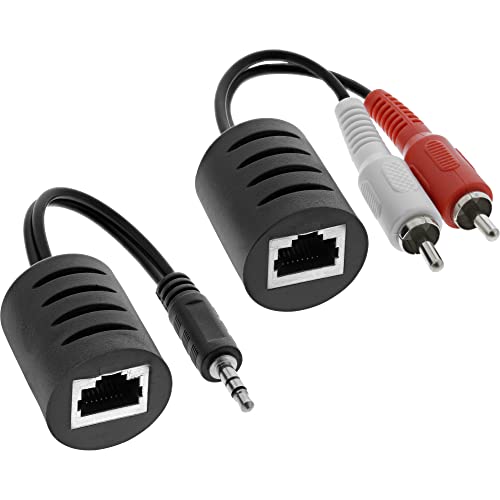 InLine 89003 - Adaptador para equipos de imagen y sonido, negro