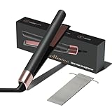 Travel-Ready Compact Design: This mini straightener flat iron measures just 8.7 inches with a lightweight 7.04-ounce build, featuring a secure lock for effortless portability. Ideal as a travel flat iron, it supports 100-240V for global compatibility...