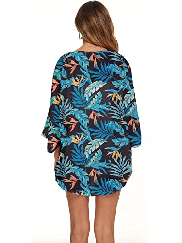 Image of BB&KK Women's Floral Kimono Summer Short Cover Ups Tops