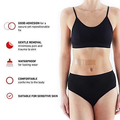 Neo-G Opti-Heal Silicone Medical Tape for Wound Care – Medical Surgical Tape Sensitive Skin for Fixation of Wound Dressings, Bandages, Medical Devices - Adhesive First Aid Tape Roll -1 inch x 3.3 yd