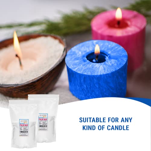Alexes Palm Wax For Candle Making - 1 Lb Palm Wax Flakes - Sustainable Palm Wax For Candle Making - Organic Palm Wax Flakes For Candles – Natural Candle Making Wax #TOP5