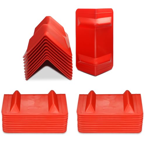 JUCHEN Flatbed Edge Protector Edge Corner Tie Down Protector Cargo Corner ProtectorProtects Cargo Edges from Wear and Tear30Pack