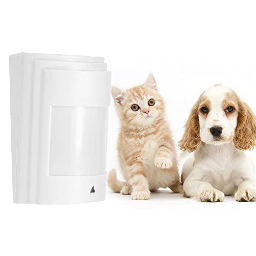 dalishopp -Pet PIR Sensor de movimento com fio alarme duplo imune a animais de estimação para sistem