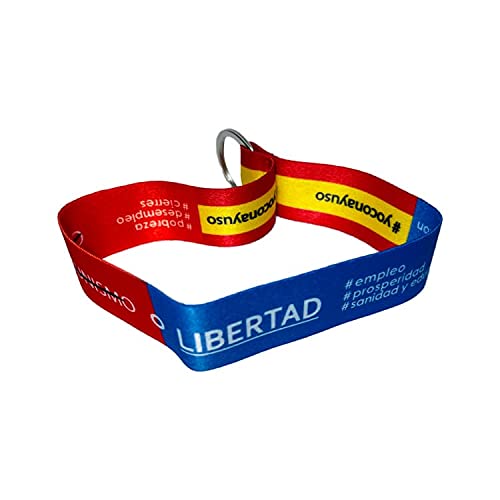 Llavero Tela Pp Madrid Ayuso Libertad L020