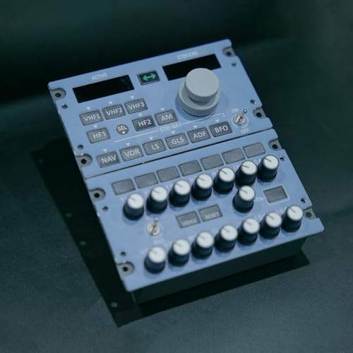 Image of Toyvanta A111 A32X /A33X /A35X RMP-ACP Panel - 1:1 Scale Radio & Audio Management Control for MSFS 2020 /2024 & X-Plane 12 - Backlit Metal Housing, Compatible with FBW, iniBuilds & Toliss
