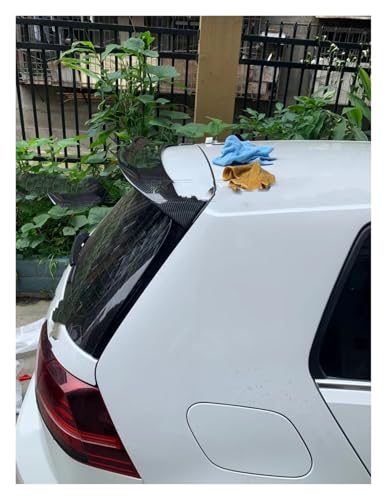 �ԃ��A�E�C���O �ɓK������ �S���t7 7.5�ɓK������ R���C�� MK7 7.5�ɓK������ GTI R 2014-2020�ɓK������ �E�B���h�E�E�B���O ABS MK7 �J�[�{�� ���A�g�����N ���[�t�X�|�C���[ ���A�X�|�C��(MK7 7.5 black)