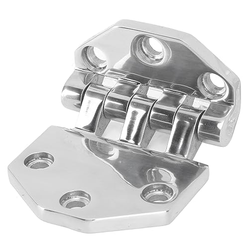 Charnière de bateau Ausla en acier inoxydable 120x88mm pour trappes et cabines de yacht