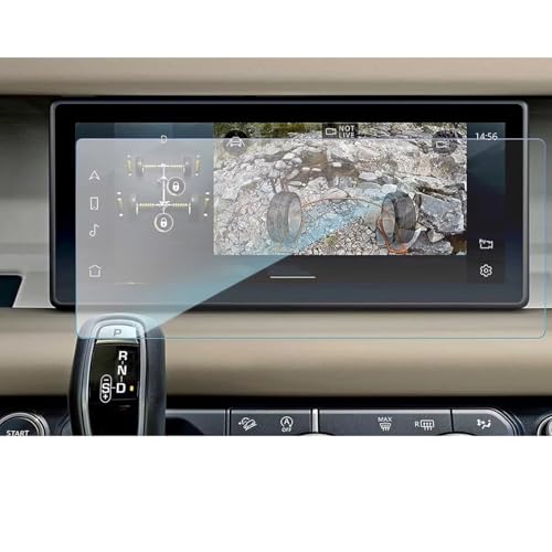Écran LCD 10 Pouces pour Land Rover Defender 90 110 avec GPS et Protection en Verre Trempé