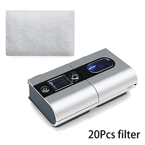 Hunpta - Filtros desechables universales de repuesto para ResMed AirSense (20 unidades) blanco