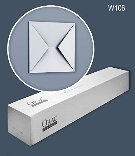 Panneaux muraux 3D Orac W106-box ENVELOP revêtement polyuréthane 0.55m2 - 3