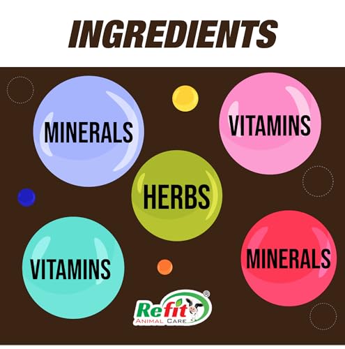 Image of REFIT ANIMAL CARE Nutritional Supplement for Pregnant Cow, Cattle & Buffalo, 20 Pouches Set, R-Bolite+