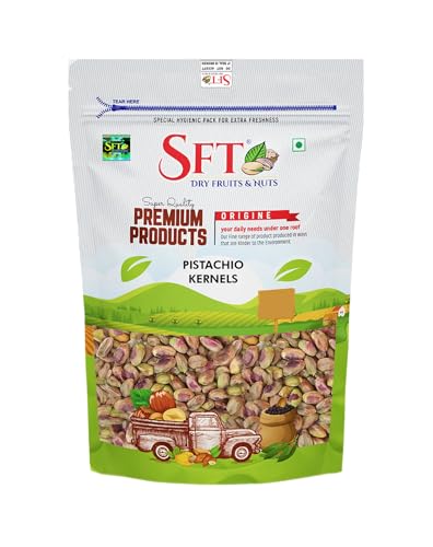 Image of SFT Premium Unsalted Pistachio Kernels 100g|Healthy Snacks, Dry Fruits, Pista| Super Crunchy & Delicious | Non GMO |, Rich In Protein, Phosphorus, | Dietary Fibre | Premium Nuts