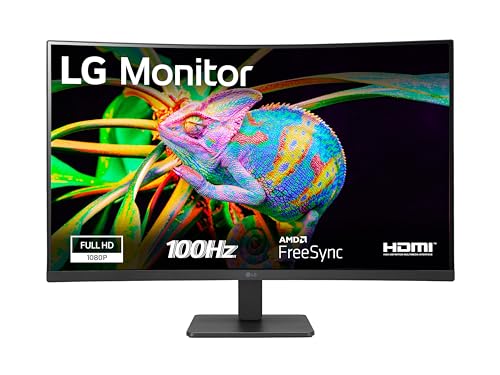 LG 32MR50C-B - Curved Monitor, 32-inch, VA 3000:1, 1500R, 16