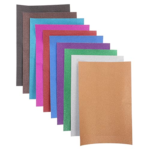 KAILIKETIY 20blätter Glitzerpapier Selbstklebendes Glitzerpapier Für Diy-projekte Bunte Glitzernde Bastelpapiere Für Scrapbooking Kartenherstellung Und Kreative Bastelarbeiten