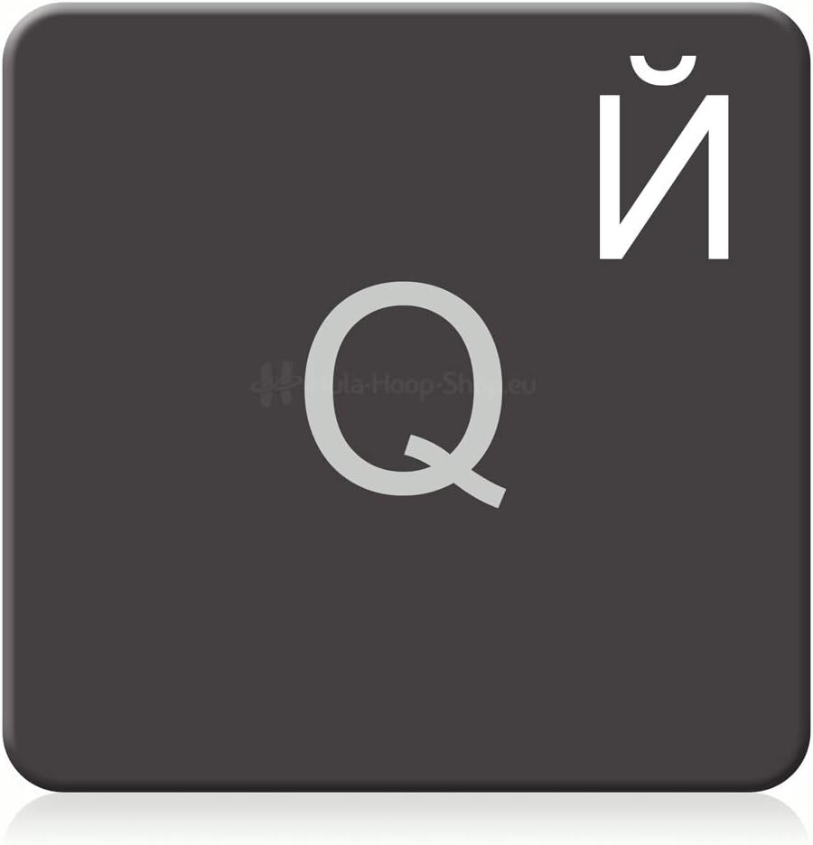 hoopomania Russian Keyboard Stickers