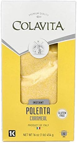 Colavita Instant Polenta Cornmeal, 16 Ounce (Pack of 6)