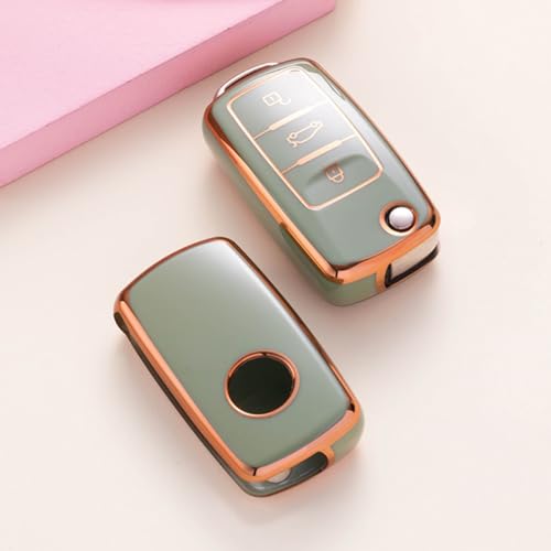 Siège sans clé pour VW housse de protection télécommande Skoda - 6