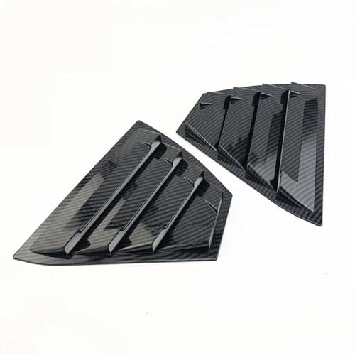 Prise d'air de vitre latérale arrière pour Nissan Sentra 2020-2022 Cache-custode look carbone