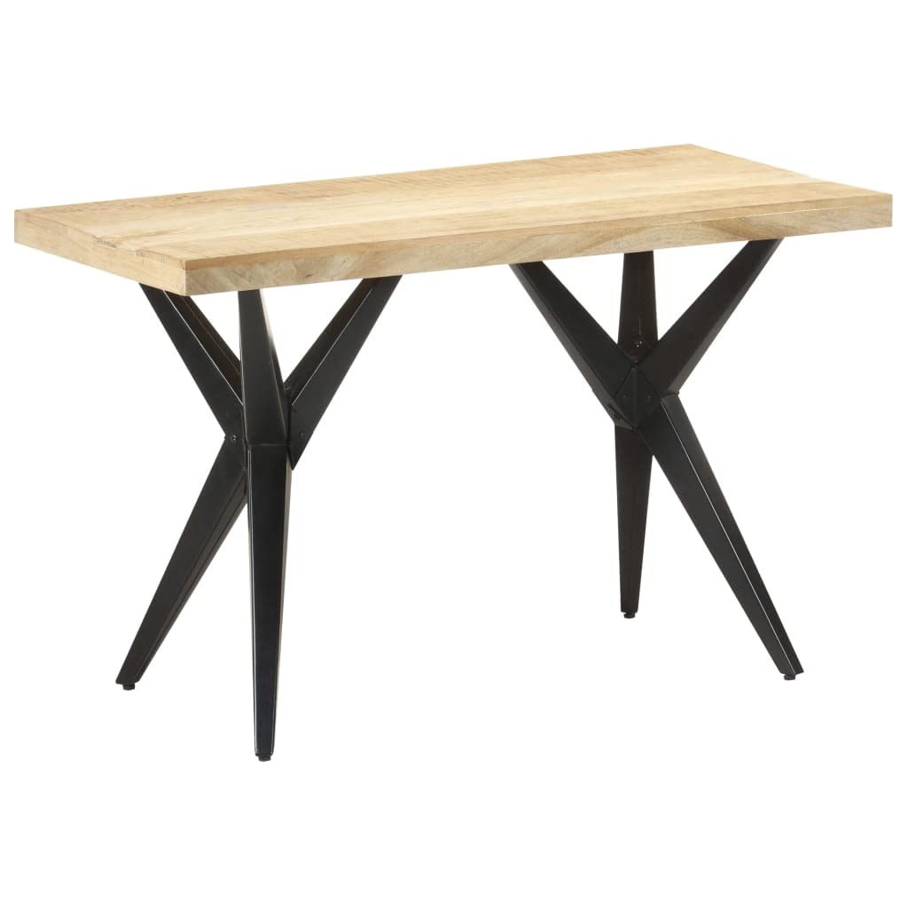 Table de cuisine en manguier pour partager des repas chaleureux dans votre salon