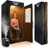 Portable Steam Sauna Box for Home, 1500W Full Body Personal Sauna Tent + Chair, Foldable, XL 71" (Fits 6'2"), 9 Heat Levels, Steam Sauna for Weight Loss, Muscle Recovery, Skin Health & Detox – BioGlow