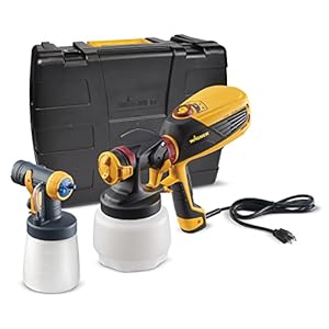 Wagner Spraytech 0529010 FLEXiO 590 Handheld HVLP Paint Sprayer, Sprays Most Unthinned Latex, Includes Two Nozzles…