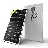 Newpowa 100 Watts Monocrystalline 100W 12V Solar Panel High Efficiency Mono Module RV Marine Boat Of