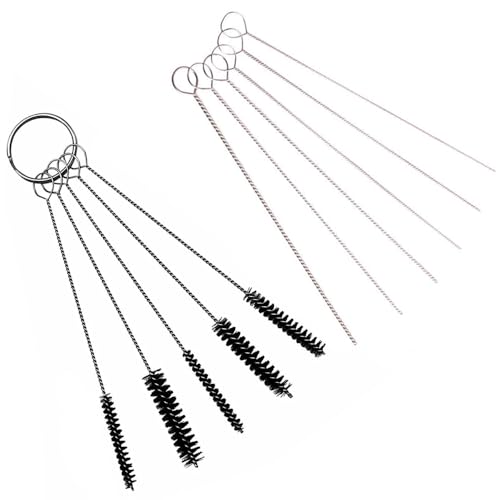 Image of 1 Set Jet Cleaning Brushes, Carburetors Carbon Dirt Jet Remove Cleaner 13 Cleaning Wires Set + 10 Cleaning Needles + 5 Nylon Brushes Tool Kit