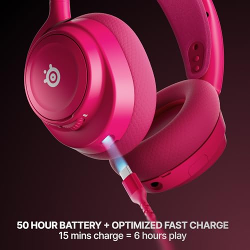 Image of SteelSeries Arctis Nova 7X Wireless Gen 2 Gaming Headset - Real-Time App Control, 50+ HR Play, Neodymium Drivers, Mix 2.4GHz /Bluetooth, Xbox, PC, PS5 /PS4, Switch 1 /2, Mobile - Magenta