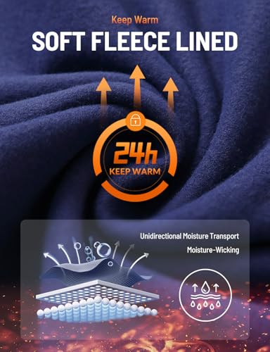 baleaf Thermal Shirts for Women Long Sleeve Fleece Lined Mock Neck Base Layer with Thumb Hole Cold Weather Winter Gear4