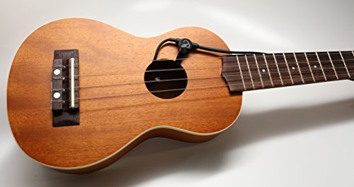 The Feather Concert Ukelele Pickup with Flexible Micro-Gooseneck by Myers Pickups